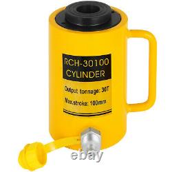 Hydraulic Cylinder Jack 30Ton 4 Stroke Hollow Lift Cylinder Metal Durable 100mm