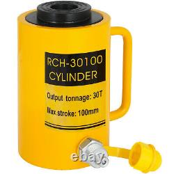 Hydraulic Cylinder Jack 30Ton 4 Stroke Hollow Localfast 100mm/4inch Ram Metal