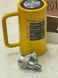 Hydraulic Cylinder Ram Single Acting 20 TON 100mm Stroke near 4
