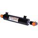 Hydraulic Cylinder Welded Double Acting 3 Bore 8 Stroke Cross Tube End 3x8 New