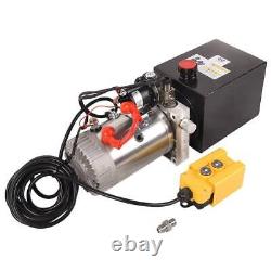 Hydraulic Power Unit Single Acting Dump Trailer Pump 4 Quart 3200 PSI 12V