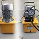 Hydraulic Pump Electric Single Acting Pedal Solenoid Valve Control 7l Oil Cap Us