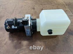 MTE Hydraulic Power Unit 12VDC, Single Acting, 1.2 Gal Poly Res, 2500 PSI Relief