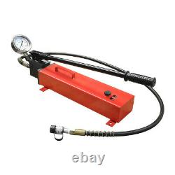 Manual Pumper Single Acting Air Hydraulic Hand Pump MH7 Pressure Gauge