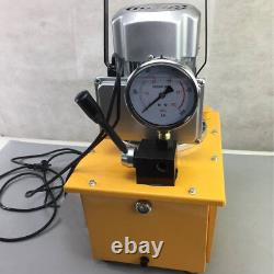 New Electric Hydraulic Pump Single Acting Oil Pump 10000 PSI 7L Solenoid Valve