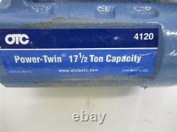 OTC 4120, Power Twin 17-1/2 Ton Cap, Single Acting Hydraulic Ram, 2 Stroke