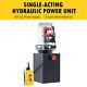 Preenex 12v Single Acting Hydraulic Pump Dump Trailer 6 Quart Reservoir Metal