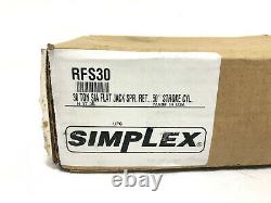 SIMPLEX RFS30 30 Ton 0.5 Stroke Single-Acting Low Height Hydraulic Cylinder NEW