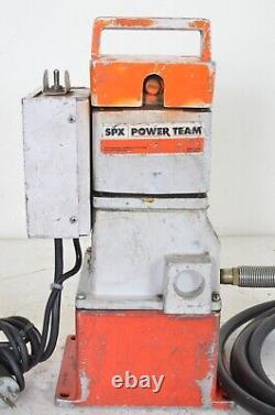 SPX Power Team Electric Hydraulic Pump Pump-Elec PE183A Model D Single Acting