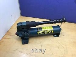 Simplex P20 Hydraulic Pump Single Acting Cylinder, 20 Q in Oil Res 2850 PSI