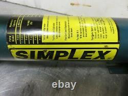 Simplex P20 Hydraulic Pump, Single Acting, Pressure 2850 20 Q Enerpac P-18 USA