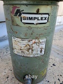 Simplex R-1006 Single Action Hydraulic Jack 100 ton 6 inch stroke
