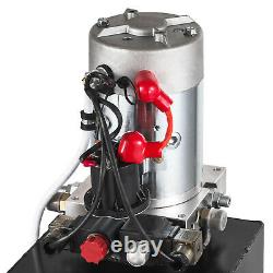 Single Acting Hydraulic Pump 12V DC Dump Trailer 15 Quart Reservoir Power Unit