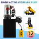 Single Acting Hydraulic Pump 12 Quart 12v Dc Dump Trailer Metal Reservoir Bhm