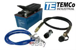 TEMCo Air Hydraulic Pump Power Pack Unit 10,000 PSI 103 in3 Cap 5 YEAR Warranty