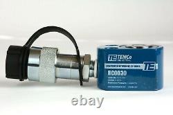 TEMCo HC0030 Low Profile Height Hydraulic Cylinder Puck 5 Ton, 0.28 Stroke
