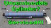 Welded Hydraulic Cylinder That Can T Be Repaired Cut Open And Resealed