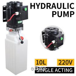 10l Simple Effet Pompe Hydraulique Remorque À Déchargement 220 Voitures Ascenseur Hydraulique Unité D'alimentation
