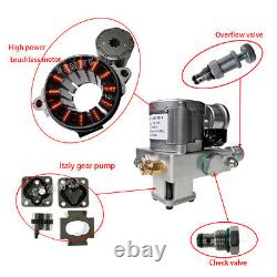 12v Electric Single Acting Hydraulic Pump Power Pack Unit Pompe À Huile Haute Pression