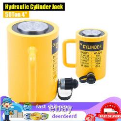 50-ton 4stroke Hydraulic Cylinder Jack Lifting Simple Action Ram 635cc Cylinder