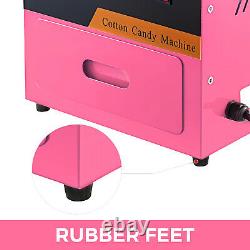 Cotton Candy Commercial Électrique Machine / Floss Maker Rose Vevor Candy-v001