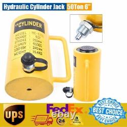 Cylindre Hydraulique De 50 Tonnes Jack Simple Action 6stroke Lourd Robuste Ram 953cc