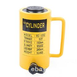 Cylindre Hydraulique Télescopique De 50 Tons, Simple Action De 6 Pouces(150mm)