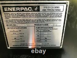 Enerpac Electric Hushh-pump 1 HP 115 Volts 1 Phase