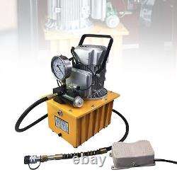 Ensemble de pompe à palettes hydraulique à simple effet avec tuyau d'huile 1400 tr/min 110V