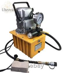 Groupe de puissance de pompe à palettes hydraulique à simple effet avec tuyau d'huile 1400 tr/min 110V