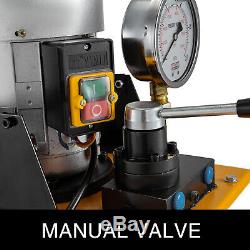 Pompe Électrique Hydraulique Double Manuel Intérimaire Valve 10000 Psi 8l Capacité D'huile