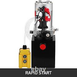 Pompe Hydraulique À Action Unique Pour Remorques À Benne À Benne Kti 12 VDC 4 Quart Réservoir