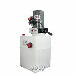 Pompe Hydraulique À Action Unique Pour Remorques À Benne Kti 12vdc Réservoir De 13 Litres
