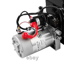 Pompe Hydraulique À Action Unique Pour Remorques À Décharge Kit 12vdc 8 Réservoir De Quart