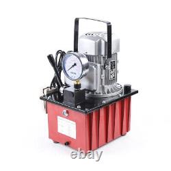 Pompe hydraulique à entraînement électrique à simple effet avec commande manuelle par vanne - 10000 PSI, 750 W