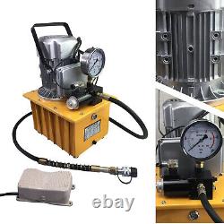 Pompe hydraulique à entraînement électrique, commande de vanne manuelle à action simple, 1400 tr/min, 110V