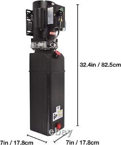 Pompe hydraulique de 3,7 gallons à simple effet, 2950 PSI, unité de puissance hydraulique 220V