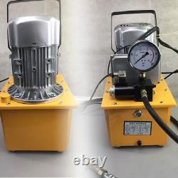 Pompe hydraulique électrique 750W, 10000 PSI, pack d'alimentation avec valve solénoïde à simple effet