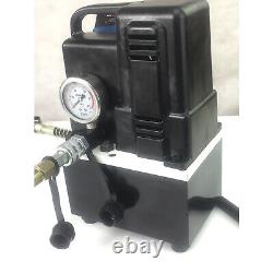 Pompe hydraulique électrique à simple effet à haute pression pour remorque basculante unité d'emballage d'alimentation