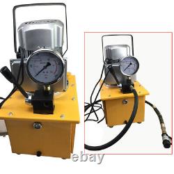 Pompe hydraulique électrique à simple effet, pompe hydraulique à huile, pompe à 110V 750W et 7L.