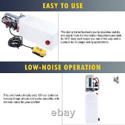 Preenex 8 Quart Pompe Hydraulique À Action Unique Pour Câble De Remorquage De Lit Douille
