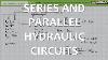 Série Et Les Circuits Hydrauliques Parallèles Partie 1 De 3