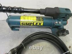 Simplex P20 Pompe Hydraulique, À Action Unique, Pression 2850 20 Q Enerpac P-18 USA