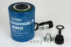 Temco Hc0012 Cylindre Hydraulique Ram Simple Effet 30 Tonnes 2 Pouces Stroke