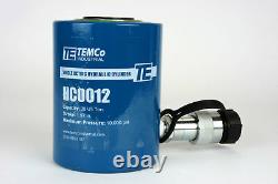 Temco Hc0012 Cylindre Hydraulique Ram Simple Effet 30 Tonnes 2 Pouces Stroke