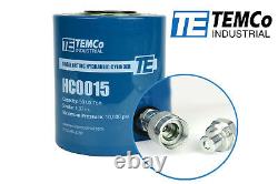 Temco Hc0015 Cylindre Hydraulique Ram Simple Effet 50 Tonnes 2 Pouces Stroke