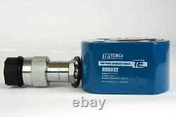 Temco Hc0032 Low Profile Height Hydraulic Cylinder Puck 20 Ton, 0.43 Course