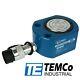Temco Hc0033 Profil Bas Hauteur Cylindre Hydraulique Puck 30 Tonnes, 0,51 Stroke