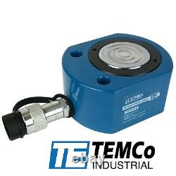 Temco Hc0034 Low Profile Height Hydraulic Cylinder Puck 50 Ton, 0.63 Course