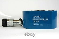 Temco Hc0034 Low Profile Height Hydraulic Cylinder Puck 50 Ton, 0.63 Course